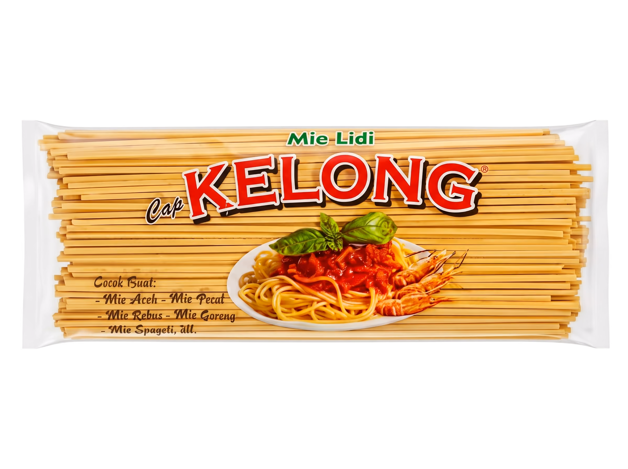Mie Lidi Kelong Cocok untuk Mie Goreng, Mie Gomak, Mie Pecal, Mie Rebus, Mie Aceh dan Mie Lidi Medan