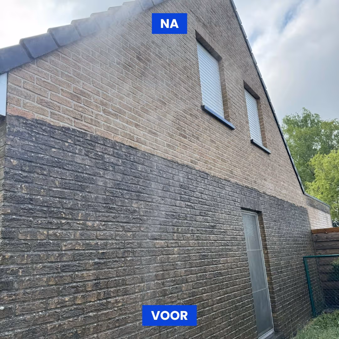 Gevelreiniging chemicaliën Brecht