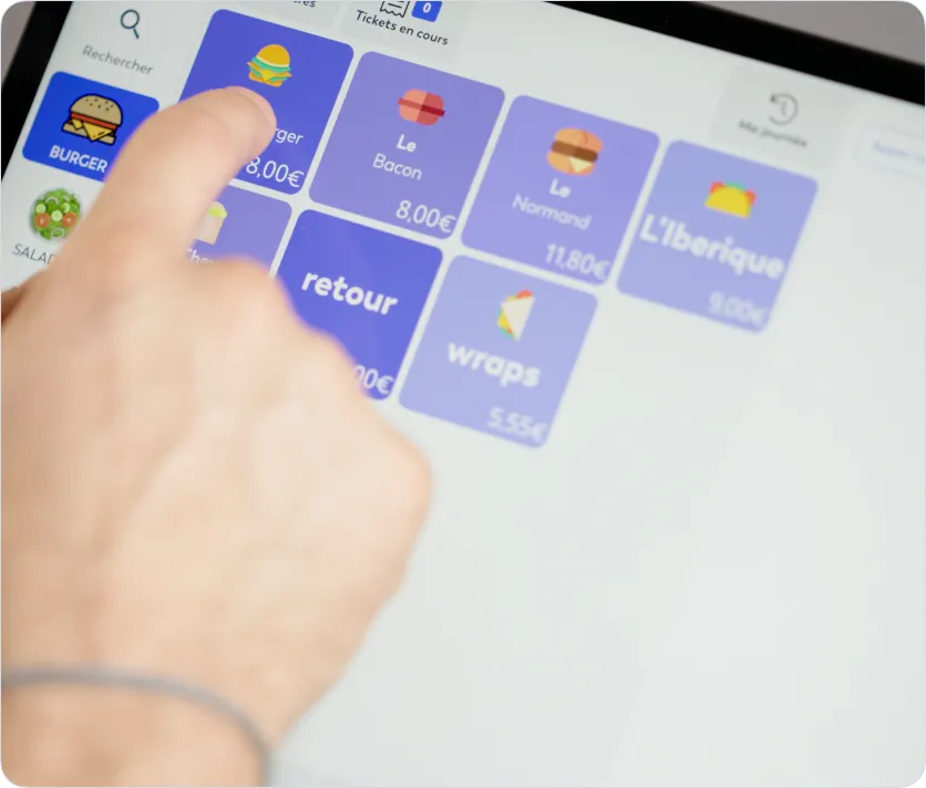 caisse enregistreuse tactile