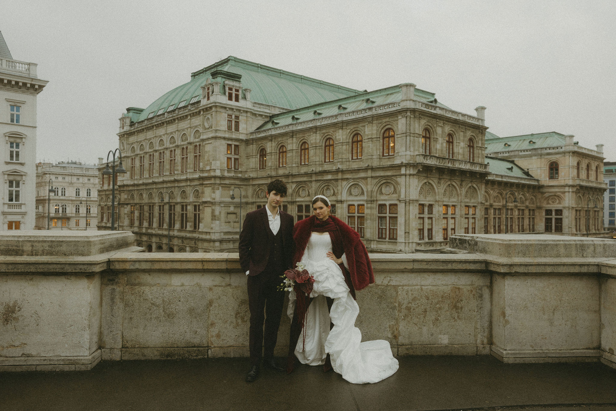 Hochzeitspaar Outdoor Hochzeit in Österreich