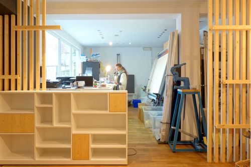 La photo d'un meuble sur-mesure.