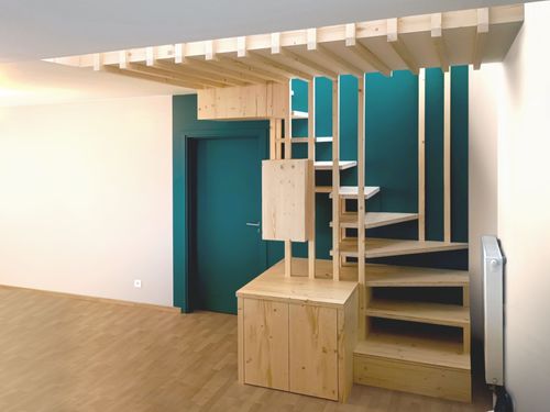 La photo d'un meuble sur-mesure.