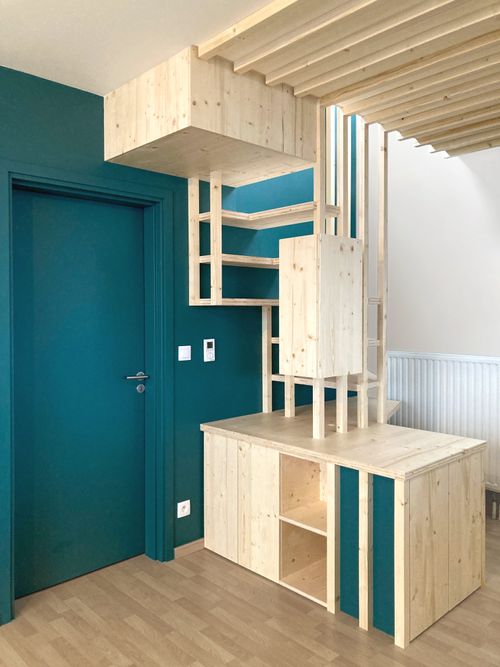 La photo d'un meuble sur-mesure.