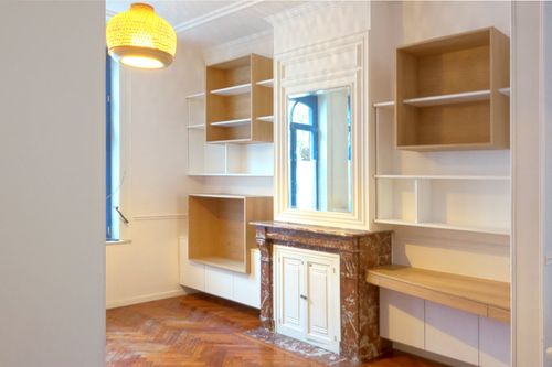 La photo d'un meuble sur-mesure.