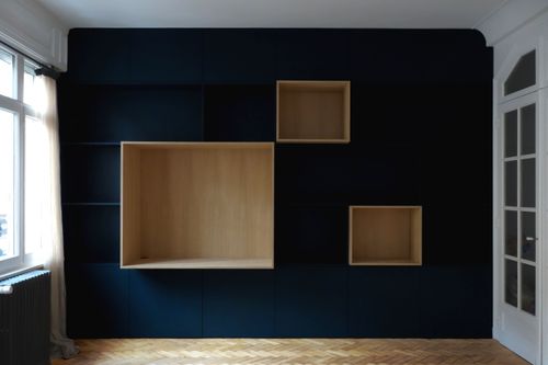 La photo d'un meuble sur-mesure.