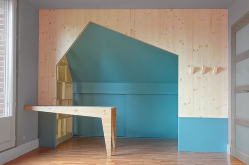 La photo d'un meuble sur-mesure.