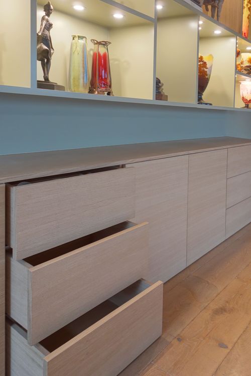 La photo d'un meuble sur-mesure.