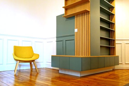La photo d'un meuble sur-mesure.