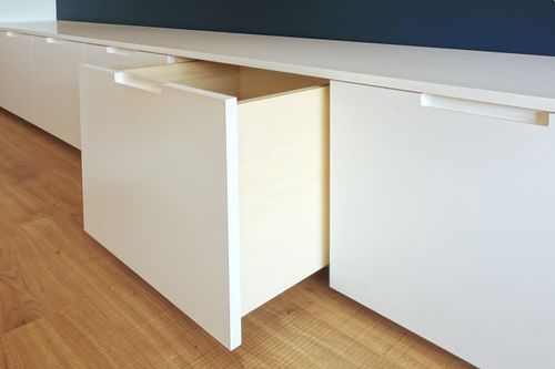 La photo d'un meuble sur-mesure.