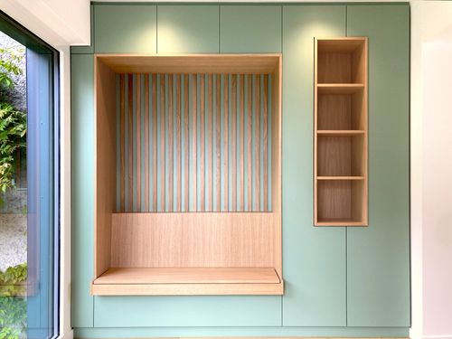 La photo d'un meuble sur-mesure.