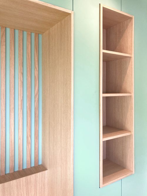 La photo d'un meuble sur-mesure.