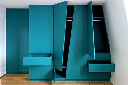 La photo d'un meuble sur-mesure.
