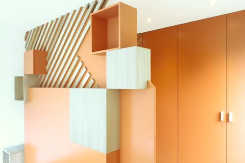 La photo d'un meuble sur-mesure.