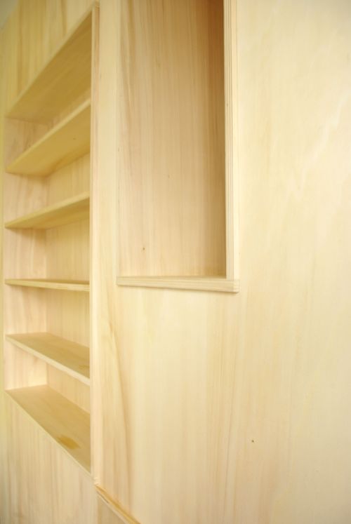 La photo d'un meuble sur-mesure.