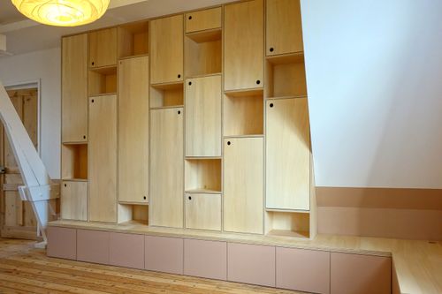 La photo d'un meuble sur-mesure.
