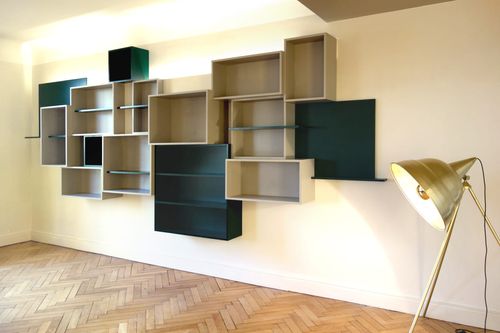 La photo d'un meuble sur-mesure.