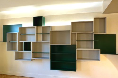 La photo d'un meuble sur-mesure.