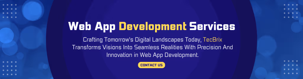 Web App Development Services - tecbrix.com