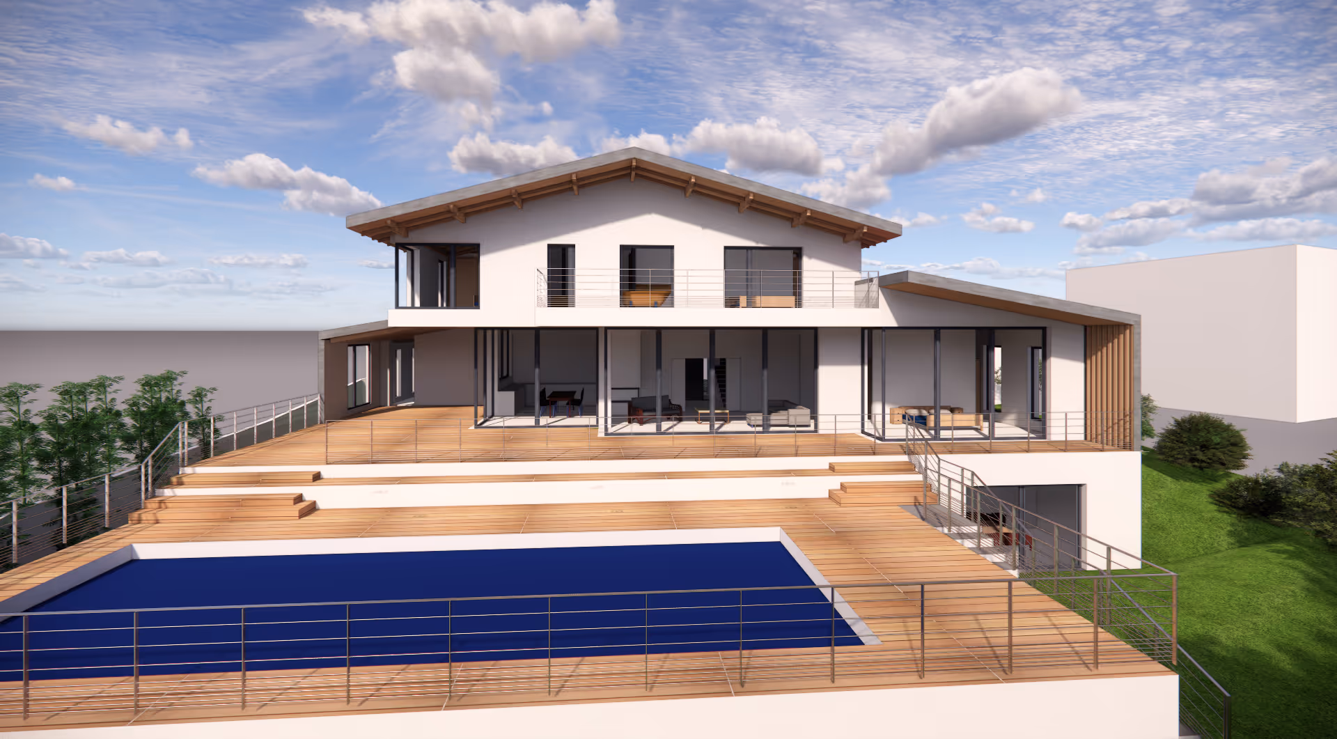 Affichage du permis de construire obtenu pour le Projet Eder