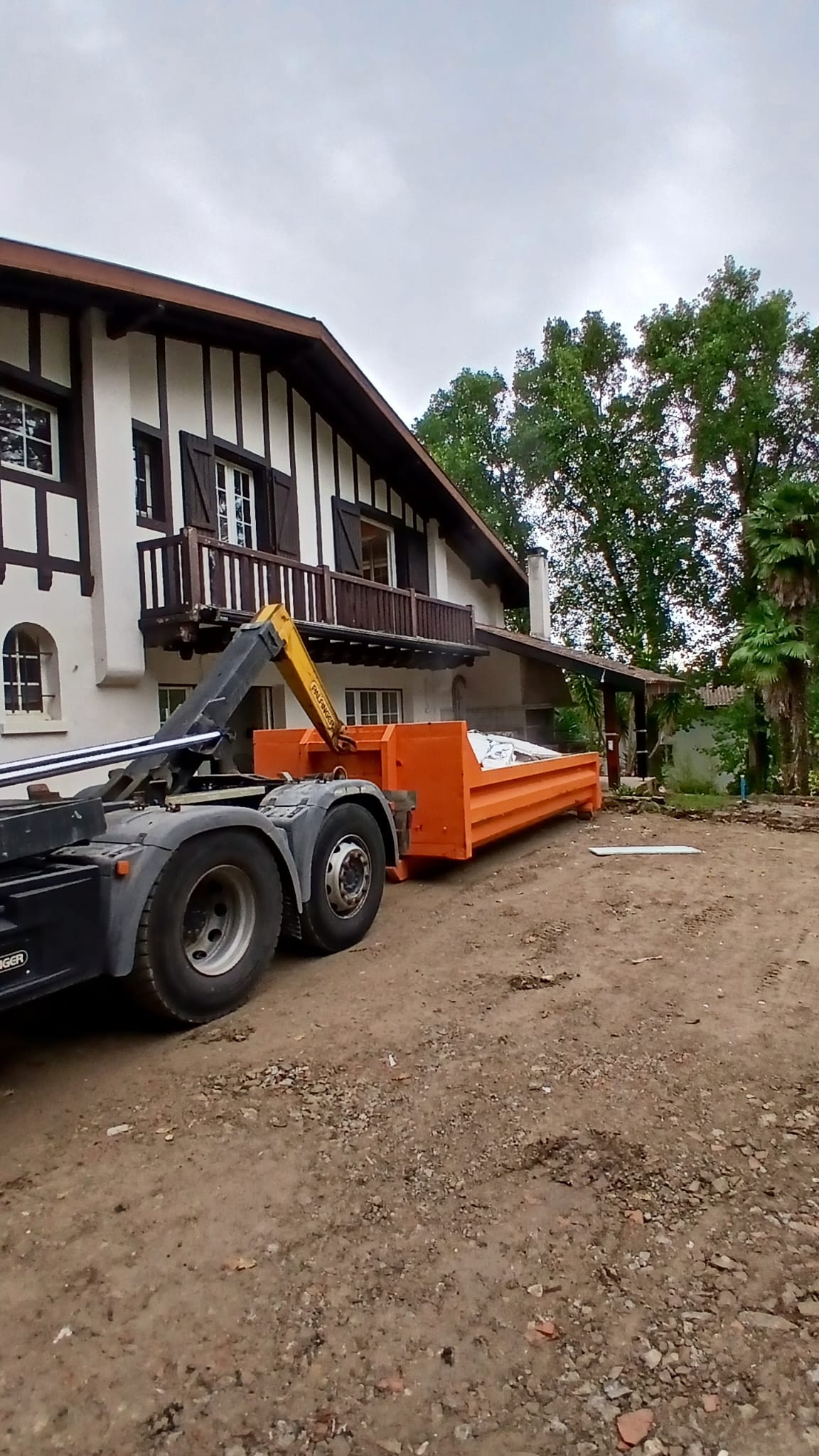 Démolition maison basque