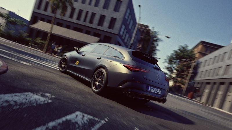 La CLA 45S AMG Final Edition est aussi disponible en Shooting Brake