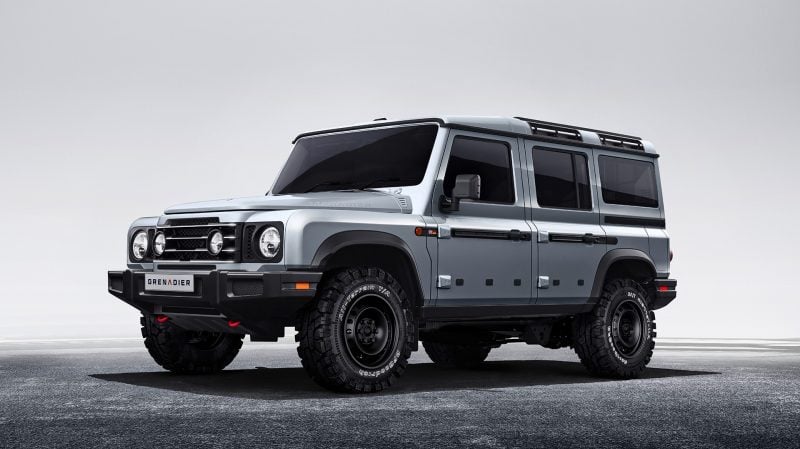 Le lien entre un Ineos Grenadier et un Land Rover Defender est immédiatement visible
