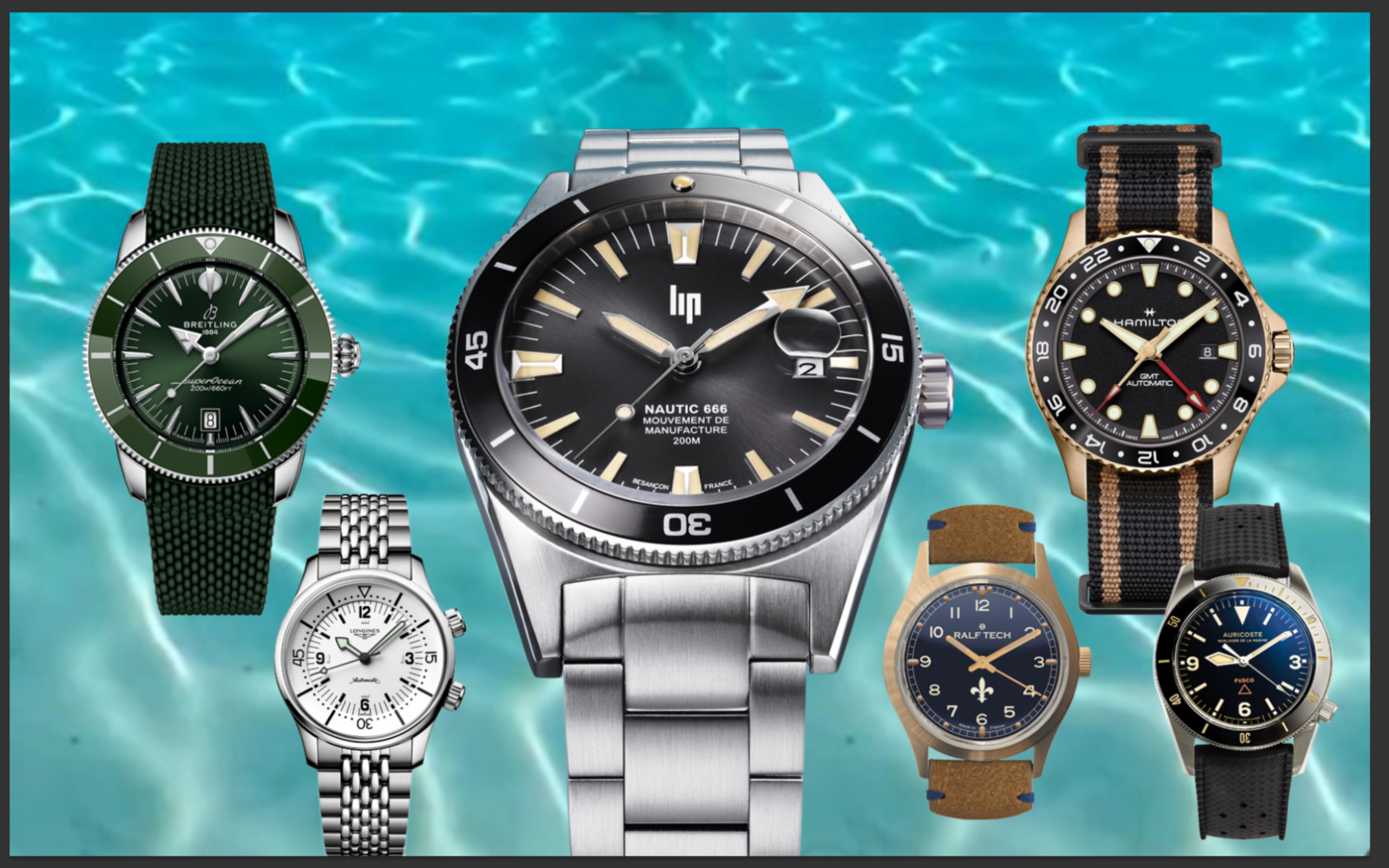 6 montres de plongée stylées pour se démarquer cet été