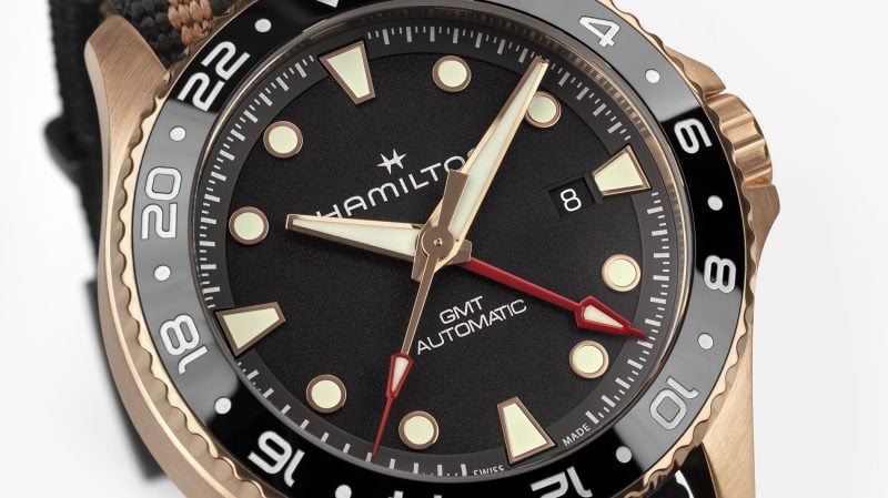 A 1 595 € cette Hamilton Scuba GMT ne coulera pas vos économies.