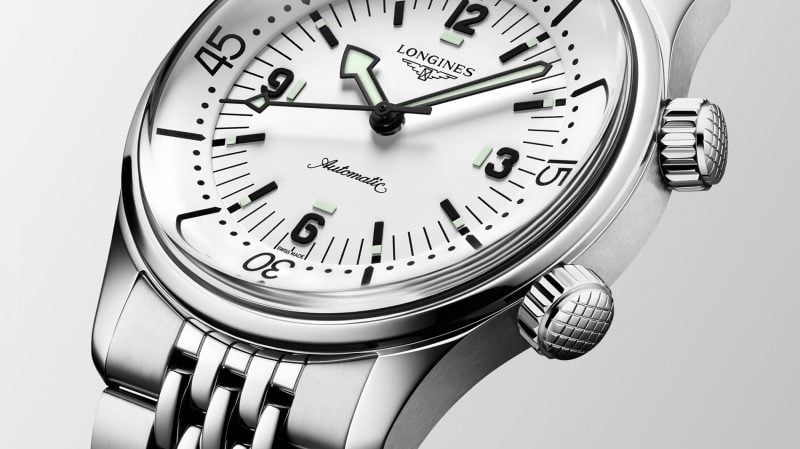 Avec cette Diver, habilement relancée en 2007 dans la collection legend, Longines tient une de ses meilleures ventes.