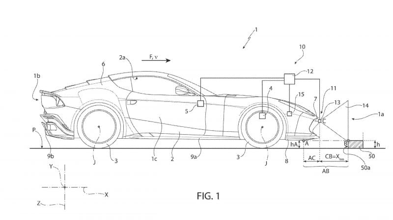 Vu comme ça, cela n'a pas l'air évident, mais le système breveté de Ferrari peut sauver la lame avant.