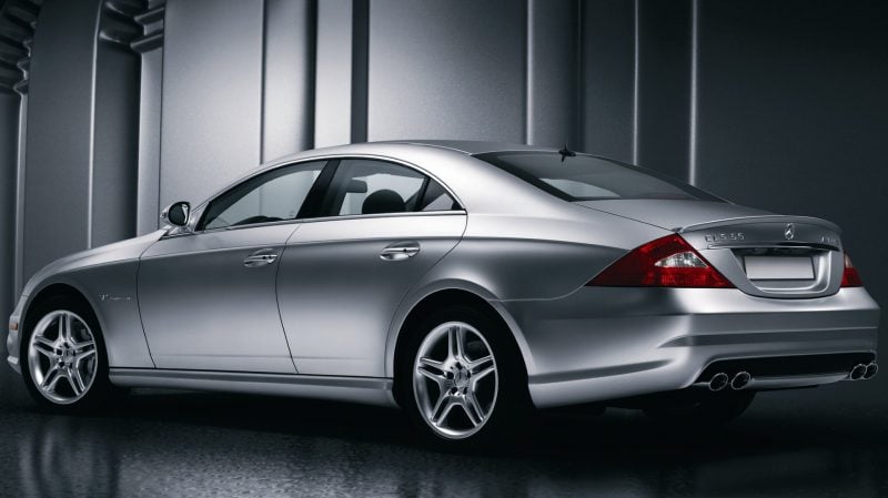 La Mercedes-Benz CLS originelle commercialisée de 2004 à 2010.