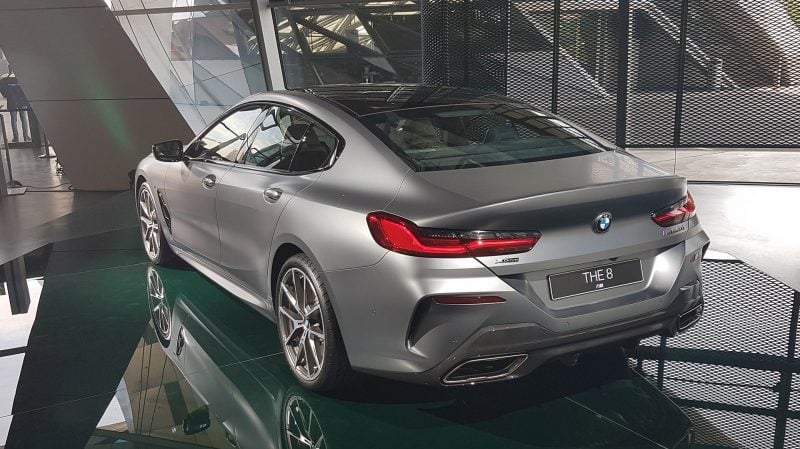 Longue comme une Série 7, cette Série 8 Gran Coupé s'en distingue totalement par le style.
