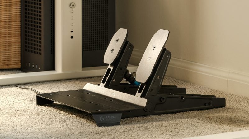 Le pédalier Logitech RS Pedals n'a pas reçu des commentaires aussi élogieux de la part de nos testeurs que le volant à retour de force.