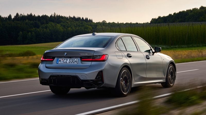 C'est sur la BMW M340i xDrive que le six-cylindres permet les consommations les plus basses.