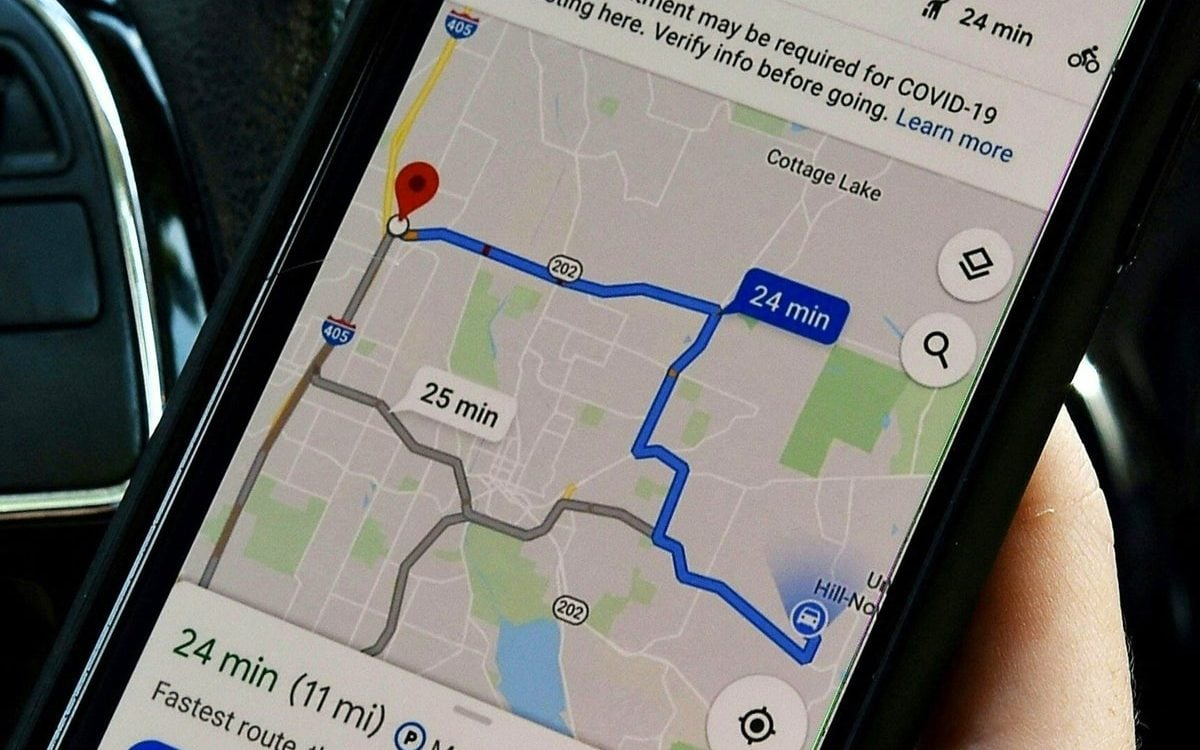 Google Maps écrase la concurrence des applications de navigation en voiture