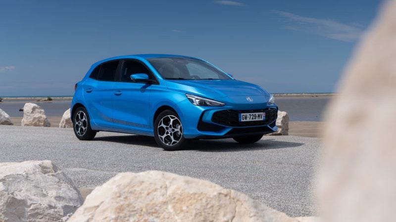 La berline hybride MG3.