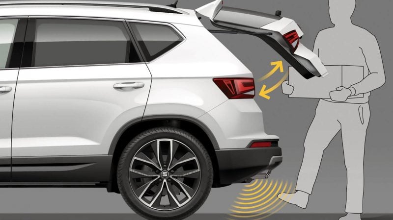 Avouez qu'il faut jouer de malchance pour se retrouver à côté ou sous le hayon ouvert d'une voiture, équipée de la fonction "mains libres", et pour qu'un chien errant passe pile sous le capteur déclenchant la fermeture de la porte sur votre tête... Mais preuve en est que ça peut arriver !