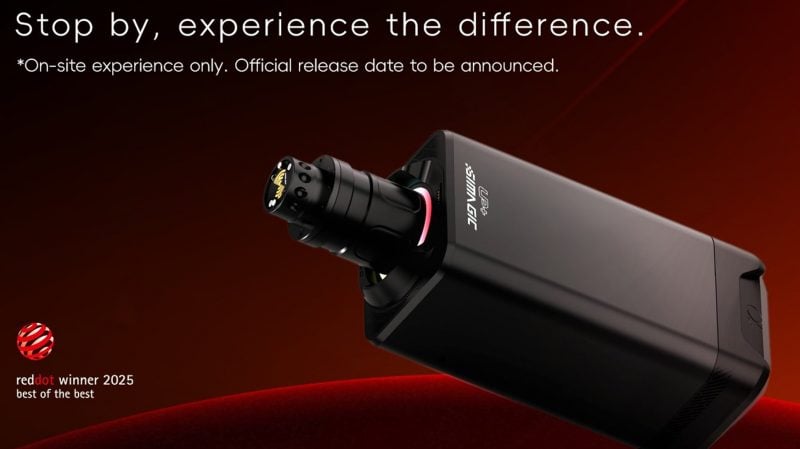 Le chinois Simagic monte en gamme avec cette base Alpha Evo Ultra au couple très élevé.