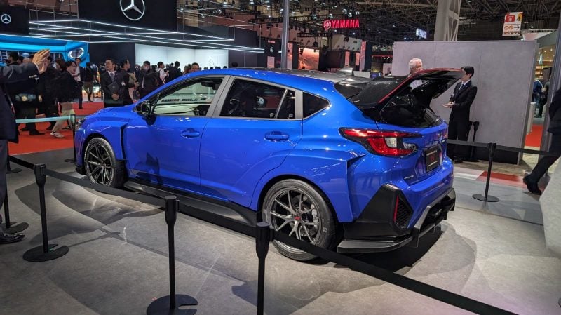 Avec son immense aileron, ce concept Subaru Performance-B ne joue pas la discrétion.