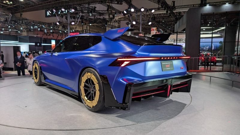 Ce concept Subaru Performance-E STI ne fait pas dans la dentelle côté style.