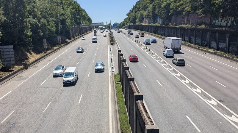 (Illustration) En Ile-de-France, une partie de l'A15 située dans le 95 pourrait faire abaisser sa vitesse de 110 à 90 km/h