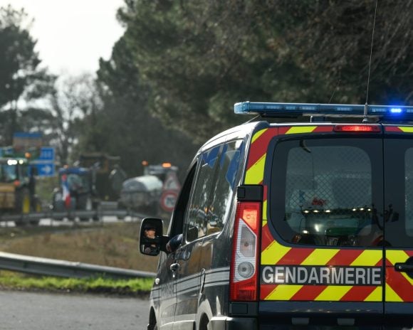 Forces de l'ordre lors d'une mobilisation d'agriculteurs