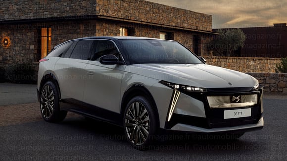 Le DS N°7 avec une face avant proche du DS N°8