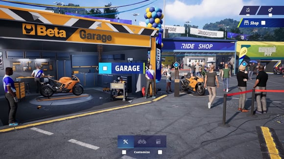 Ride 6 permet de personnaliser moto et pilote, mais manque d'explications