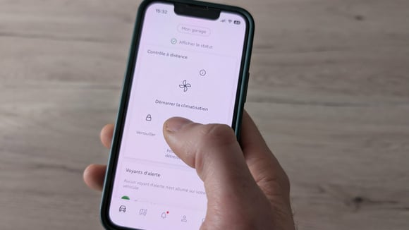 L’application MyToyota permet de lancer le chauffage ou la climatisation à distance sur une Toyota hybride