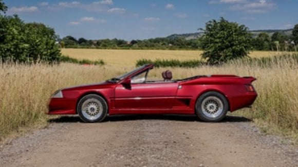 Transformation cabriolet réalisée en Allemagne sur une Alpine GTA