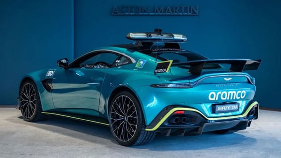 Cette Aston Martin Vantage safety car est intervenue lors du final controversé de la saison 2021 de Formule 1