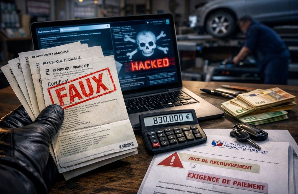 Cartes grises piratées : quand le fisc envoie la facture aux garages victimes