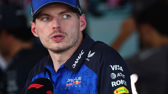 Max Verstappen en conférence de presse lors du Grand Prix d’Australie 2026