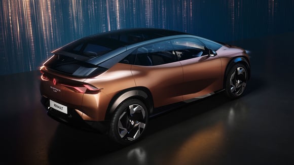 Silhouette de monospace aux allures de coupé sur le Renault R-Space Lab